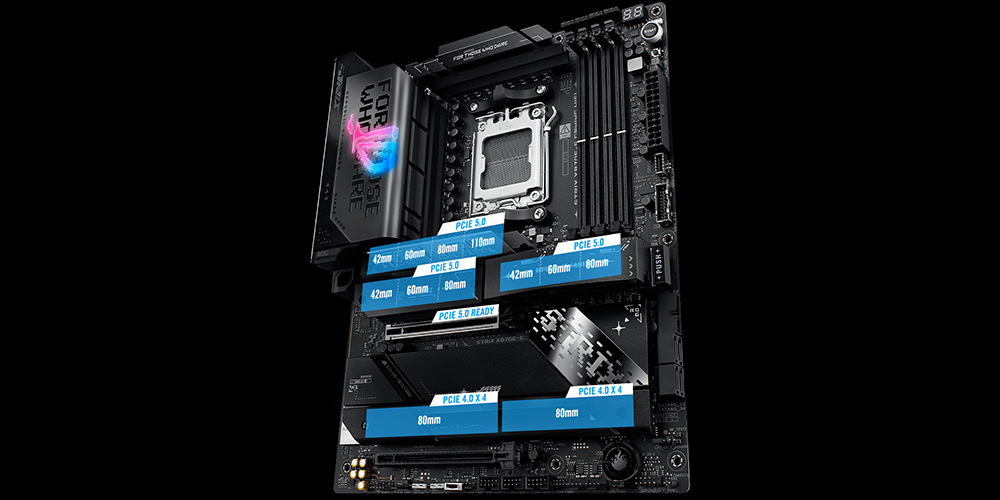 ASUS ROG STRIX X870E-E Gaming WiFi AM5 Soket Anakart