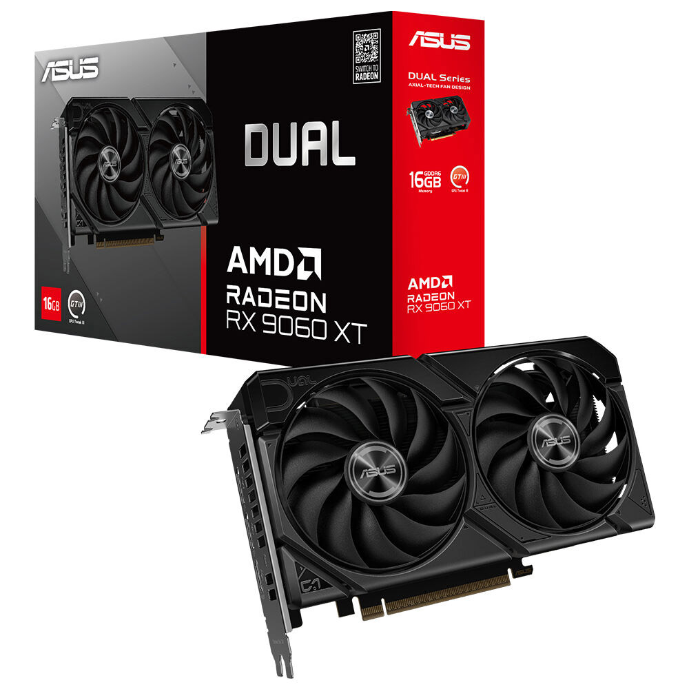 ASUS Dual Radeon™ RX 9060 XT 16GB GDDR6