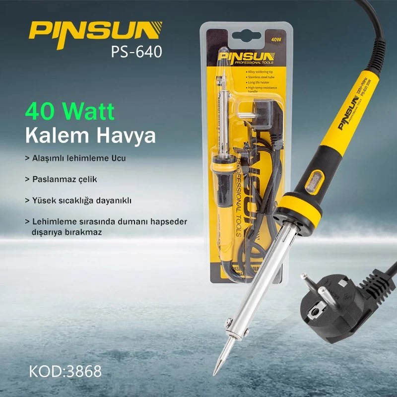 Pinsun PS-640 40 Watt Kalem Havya