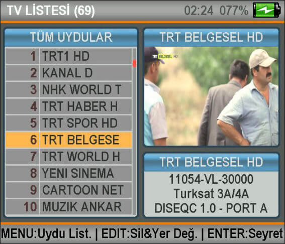 ALPSAT SİNYAL ANALİZÖRÜ