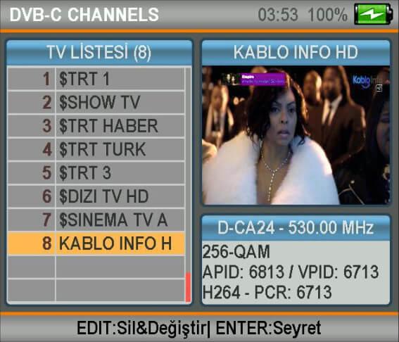 ALPSAT SİNYAL ANALİZÖRÜ